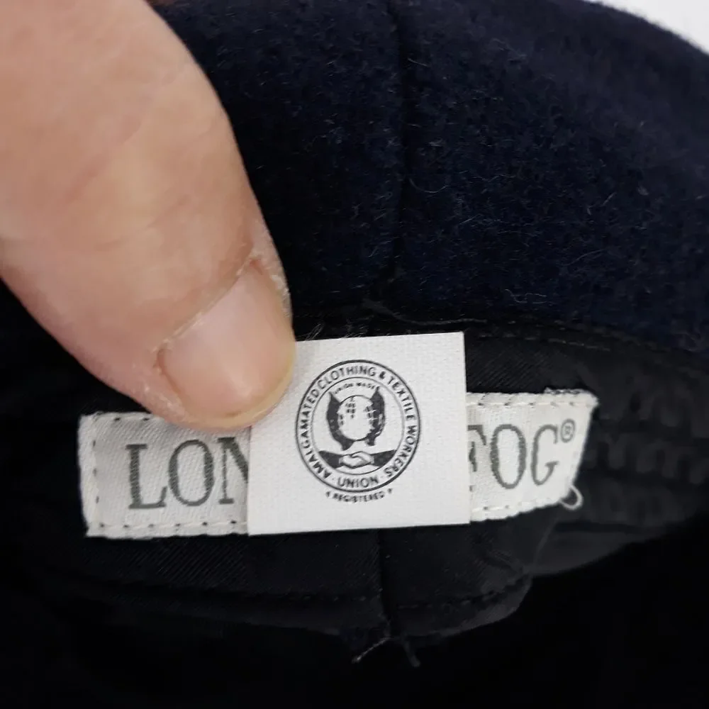 Vintage London Fog Hat Wool Bowler Top Hat Navy Made In USA One Size‎ - Picture 11 of 11